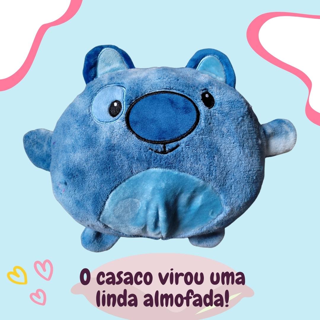 Casaco de frio azul